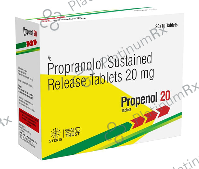 Propenol 20mg Tablet SR 10s