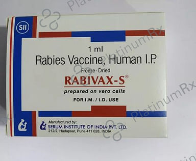 Rabivax S Vaccine 2.5IU Injection 1ml