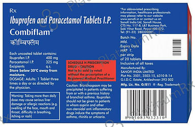 Combiflam 400/325mg Tablet 20s