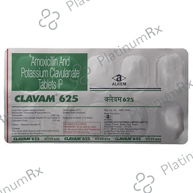 Clavam 625mg Tablet 10s