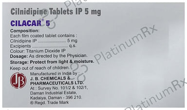 Cilacar 5mg Tablet 15s