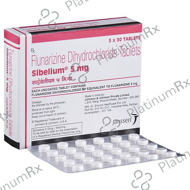 Sibelium 5mg Tablet 30s