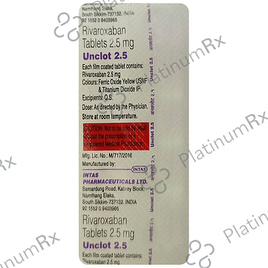 Unclot 2.5 Tablet
