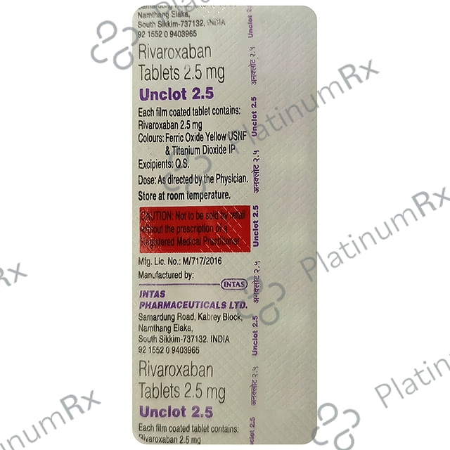 Unclot 2.5 Tablet