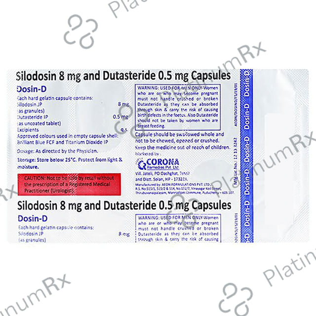 Dosin D 8/0.5mg Capsule 10s