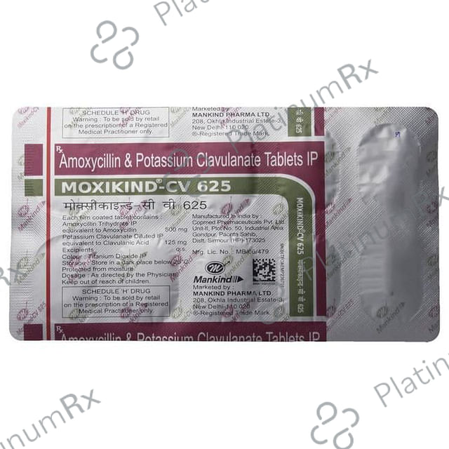 Moxikind CV 625mg Tablet 10s