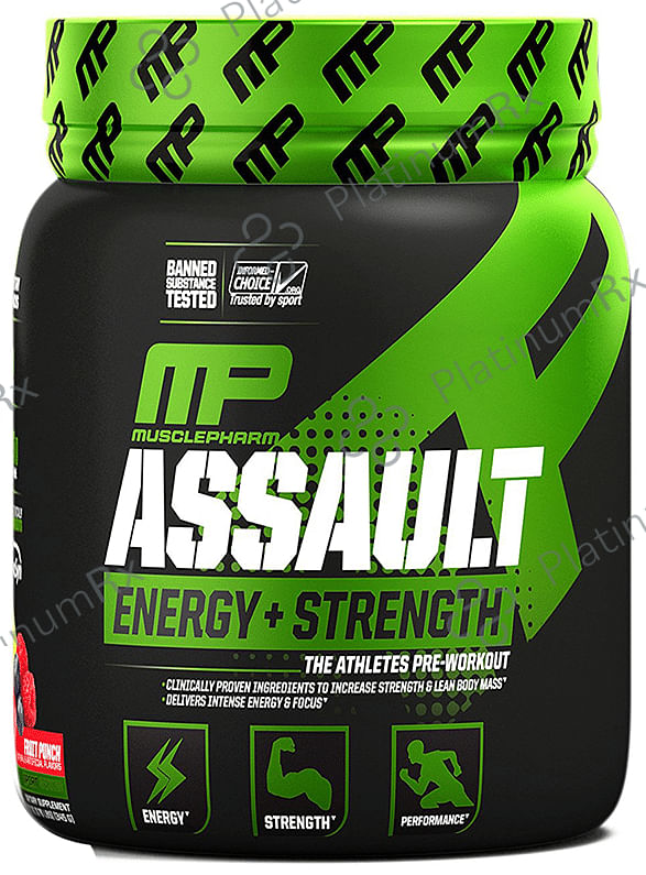 Muscle Pharm Assault Pre-Workout Powder Fruit Punch
