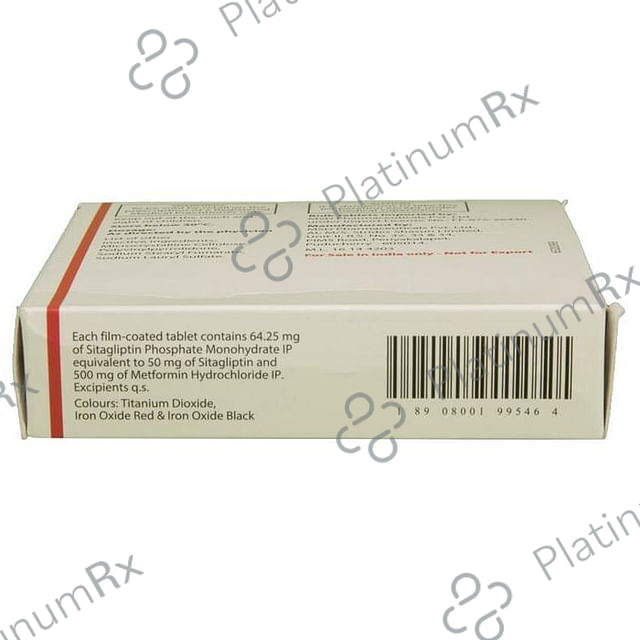 Janumet 50/500mg Tablet 15s