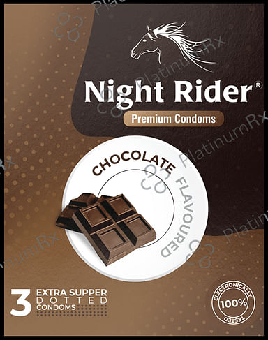 Night Rider Extra Super Dotted Condom Chocolate