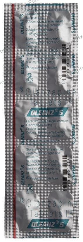 Oleanz 5mg Tablet 10s