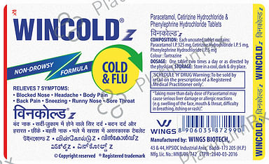 Wincold Z Tablet 5/325/5