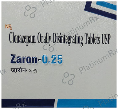 Zaron 0.25 Tablet MD