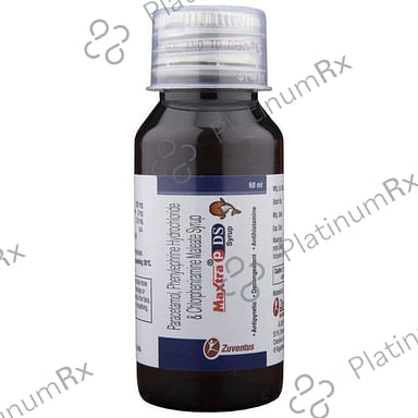 Maxtra P DS 2/250/5mg Syrup 60ml