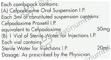 Finecef 50mg Dry Syrup
