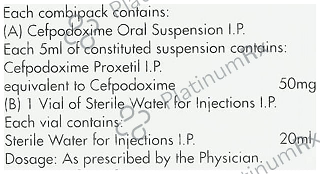 Finecef 50mg Dry Syrup