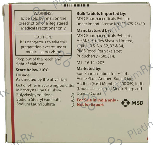 Istamet 50/500mg Tablet 15s