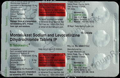 Telekast L 5/10mg Tablet 15s