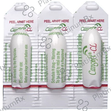 Cansoft CL 100/200mcg Vaginal Suppository 3s