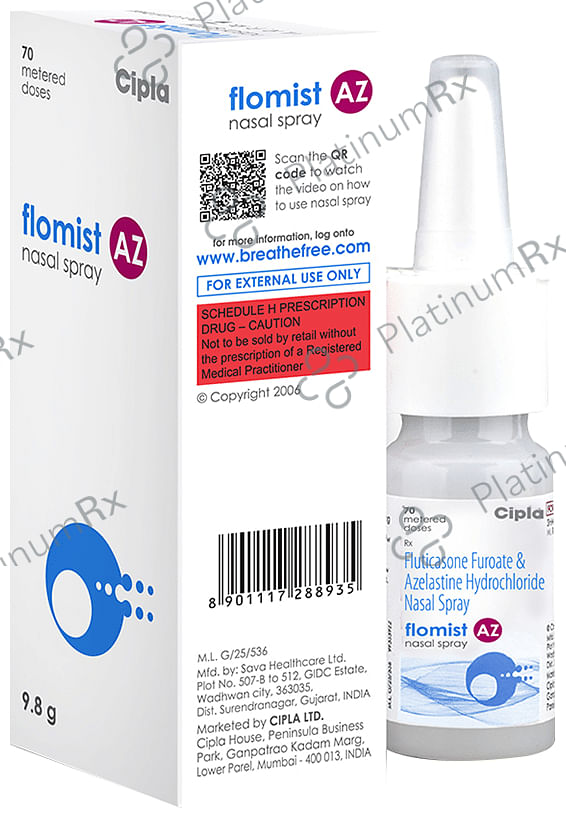 Flomist AZ Nasal Spray 9.8gm