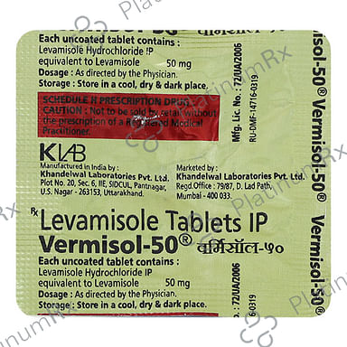 Vermisol 50mg Tablet 1s