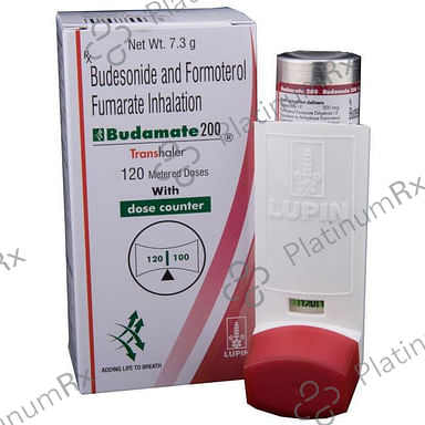 Budamate 6/200mcg Transhaler 120MDI