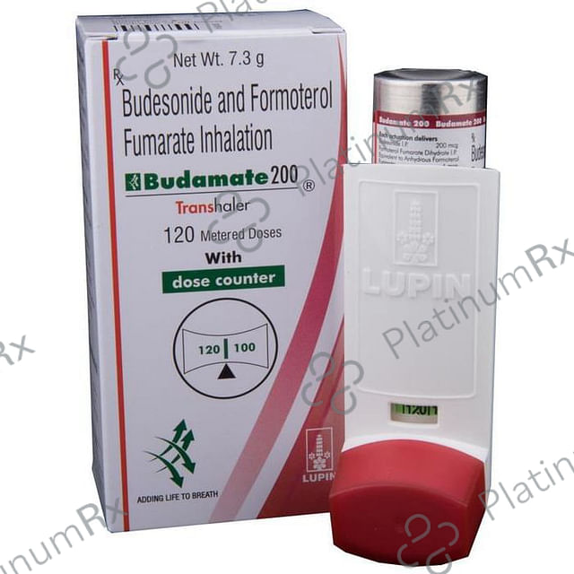 Budamate 6/200mcg Transhaler 120MDI