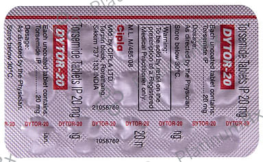 Dytor 20mg Tablet 15s