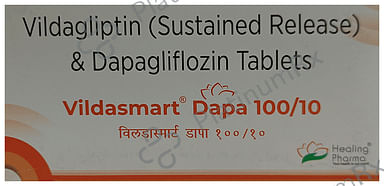 Vildasmart Dapa 100/10mg Tablet SR 10s