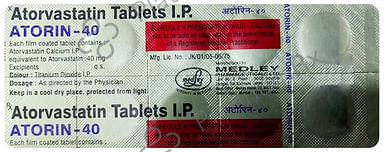 Atorin 40mg Tablet