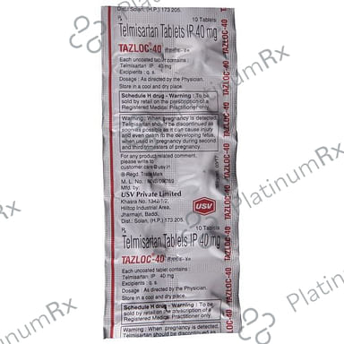 Tazloc 40 Tablet