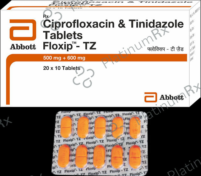 Floxip TZ 500/600mg Tablet 10s