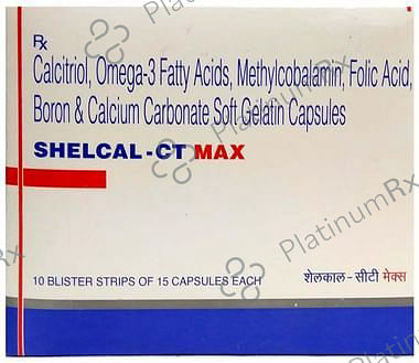Shelcal CT Max Soft atin Capsule 15s