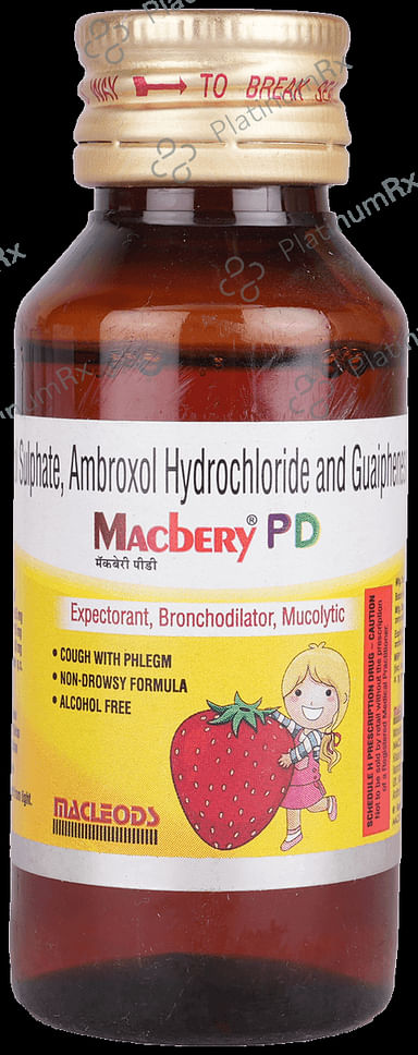 Macbery PD Strawberry Expectorant 60ml