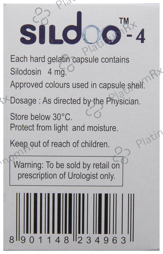 Sildoo 4mg Capsule 10s