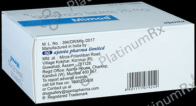 Mimod 25mg Tablet 15s