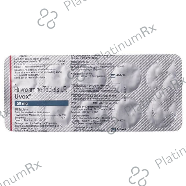 Uvox 50mg Tablet 10s