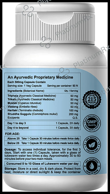 Daily Amrit Slim-Fit Vegetarian Capsule