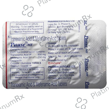Pause MF 250/500mg Tablet 10s