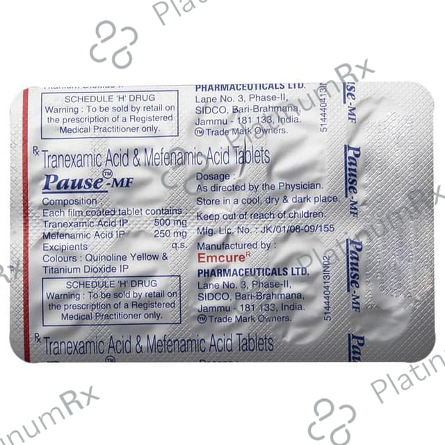 Pause MF 250/500mg Tablet 10s
