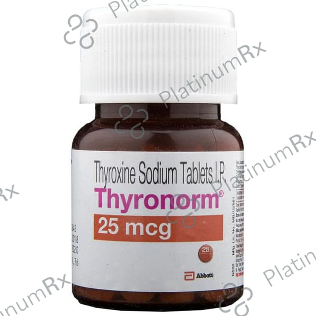 Thyronorm 25mcg Tablet 120s