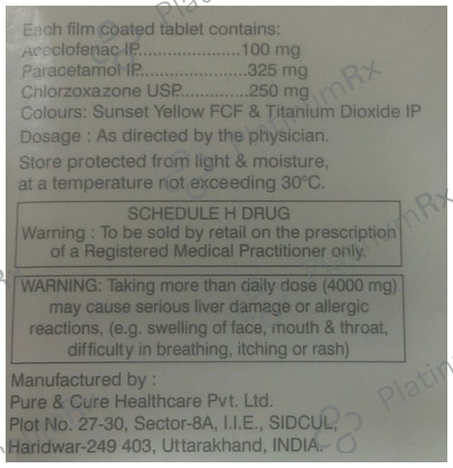 Acemiz MR 100/250/325mg Tablet 10s 10s