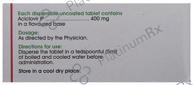Acivir 400 DT Tablet