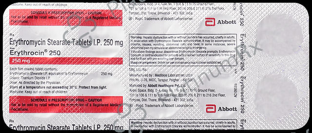 Erythrocin 250mg Tablet 10s