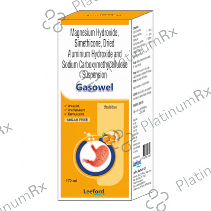 Gasowel Orange Flavour Oral Suspension 170ml