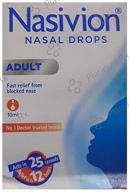 Nasivion Adult 0.5mg Nasal Drop 10ml