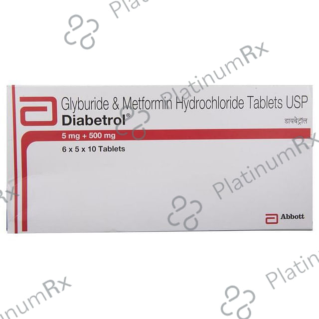 Diabetrol 5/500mg Tablet 10s