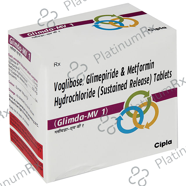 Glimda MV 1/500/0.2mg Tablet 10s
