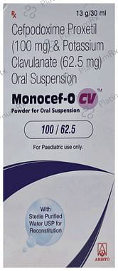 Monocef O CV 100/62.5mg Dry Syrup 30ml