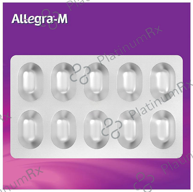Allegra M 120/10mg Tablet 10s