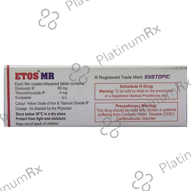 Etos MR 60/4mg Tablet 10s